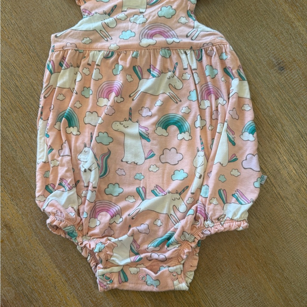 Posh Peanut Pink Floral Baby Outfit